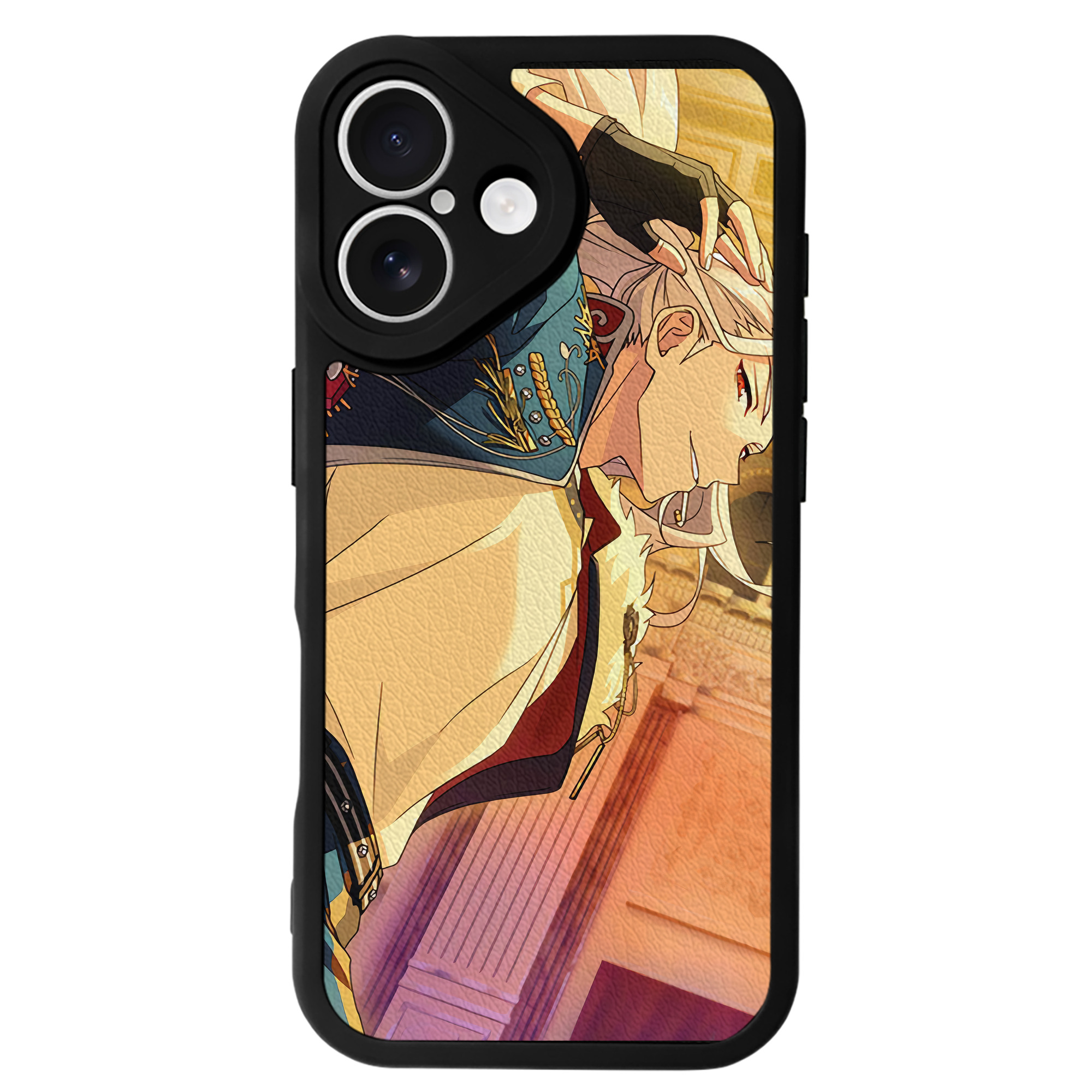 （画像用） あんさんぶるスターズ! Ensemble Stars 【iPhone 16シリーズ対応】シリコンスマホケース（レザー調） 材質：シリコン